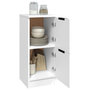 Voir la diapositive 4 : VIDAXL Buffet Blanc 30x30x70 cm Bois d'ingenierie
