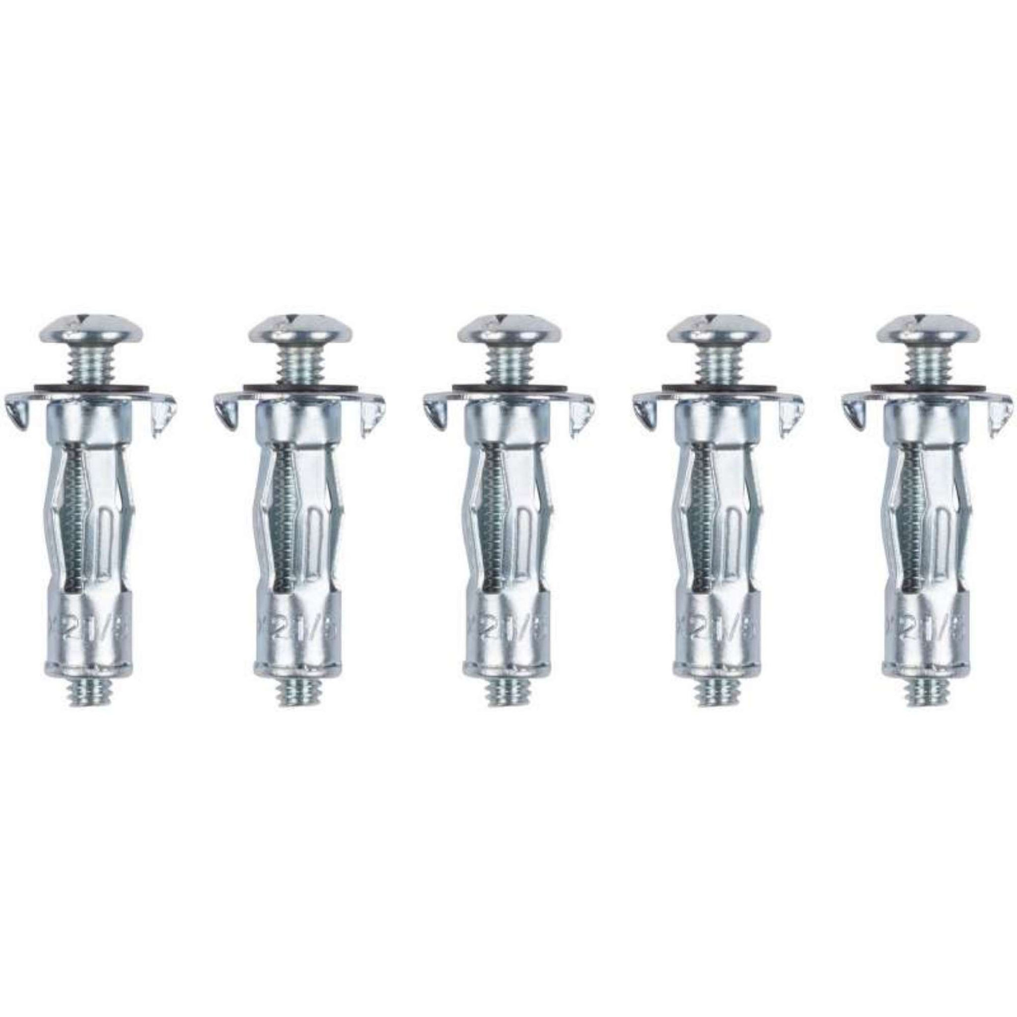  Lot de 5 chevilles en métal à expansion Kreator m4 x 21mm