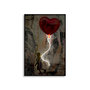 Voir la diapositive 2 : Paris Prix Tableau Imprimé à LED  Heart  60x90cm Multicolore