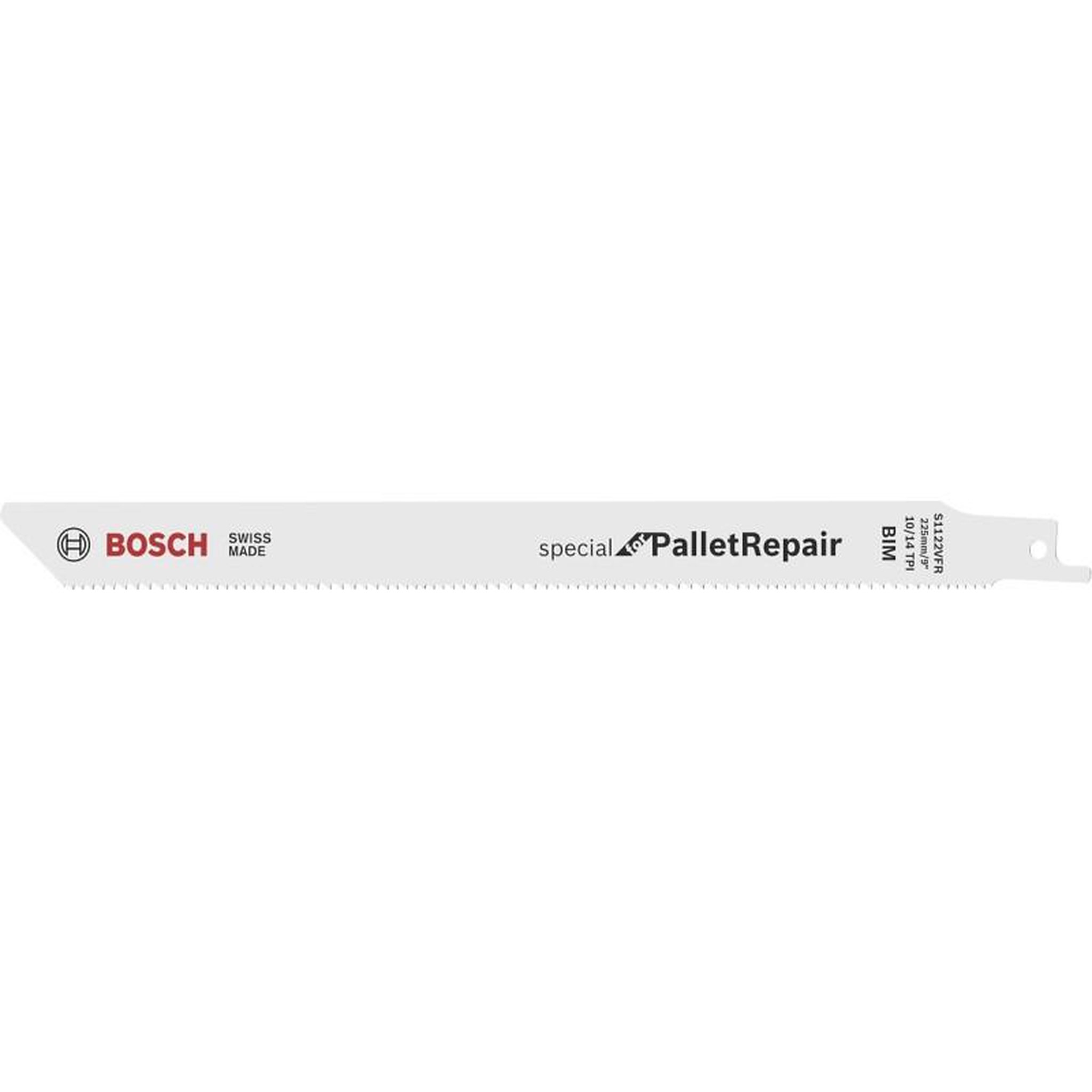 Voir la diapositive 2 : BOSCH Lames scie sabre S1122HF palette boîte de 200 lames BOSCH 2608658659