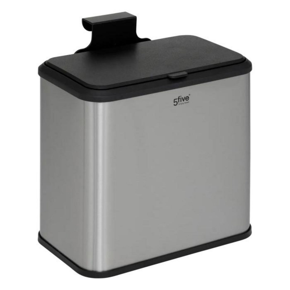 FIVE Poubelle à Compost  Inox  5L Gris