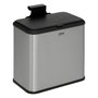 Voir la diapositive 1 : FIVE Poubelle à Compost  Inox  5L Gris