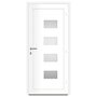 Voir la diapositive 4 : VIDAXL Porte d'entree Blanc 100x210 cm Aluminium et PVC
