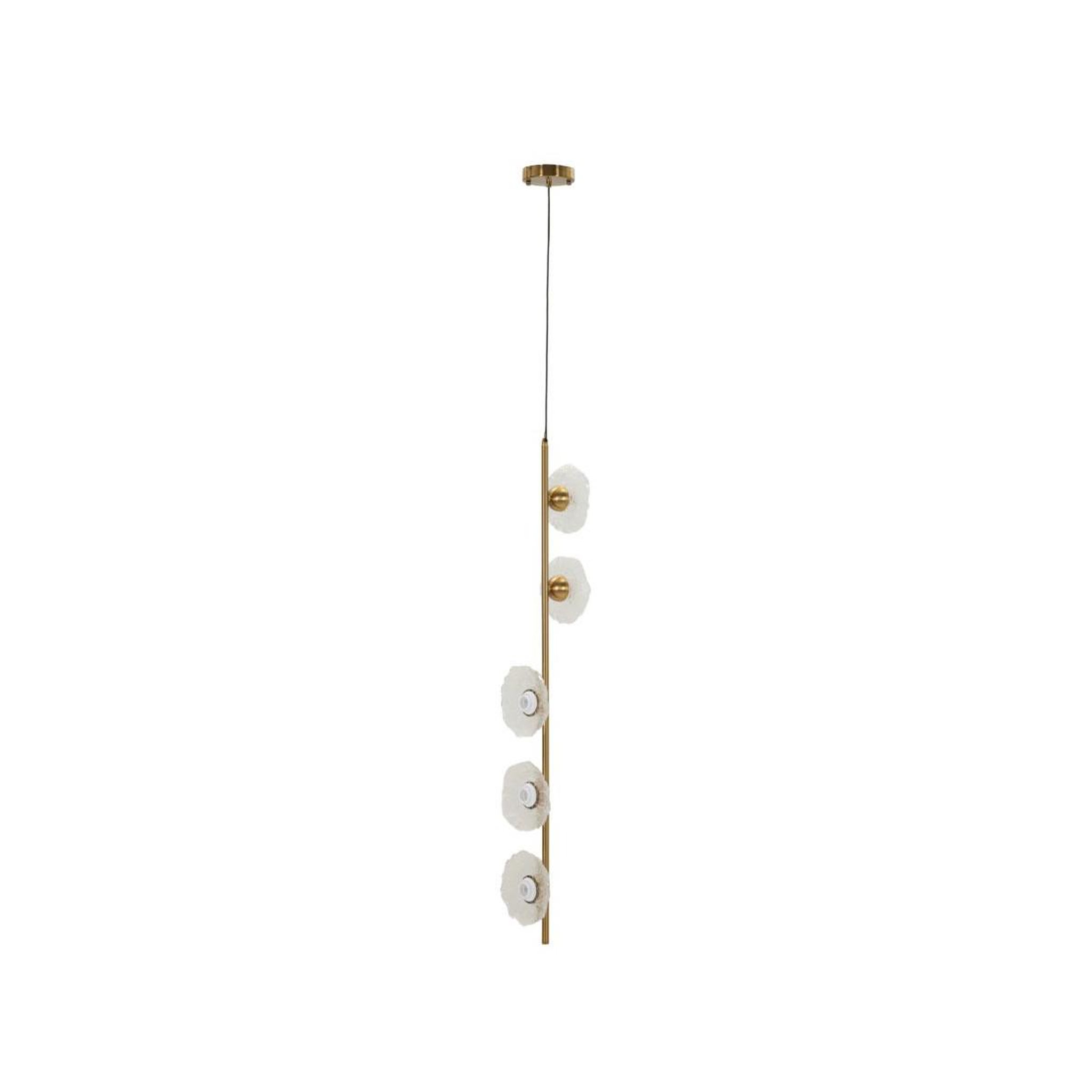 Paris Prix Suspension verticale design  emily  110cm or & transparent