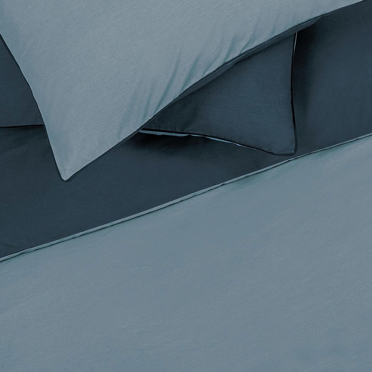 FUTURE HOME Parure de lit simple bicolore