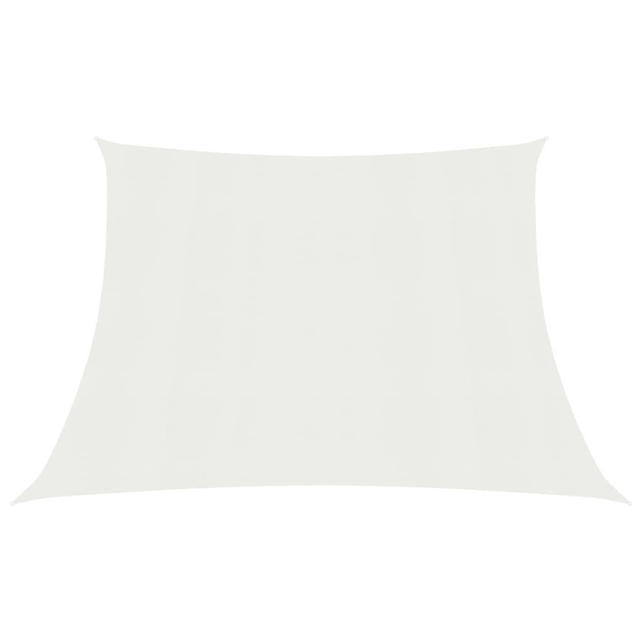 Voir la diapositive 2 : VIDAXL Voile d'ombrage 160 g/m^2 Blanc 4/5x4 m PEHD