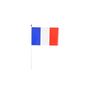 Voir la diapositive 4 : Paris Prix Lot de 10 Drapeaux  France  16cm Bleu, Blanc & Rouge