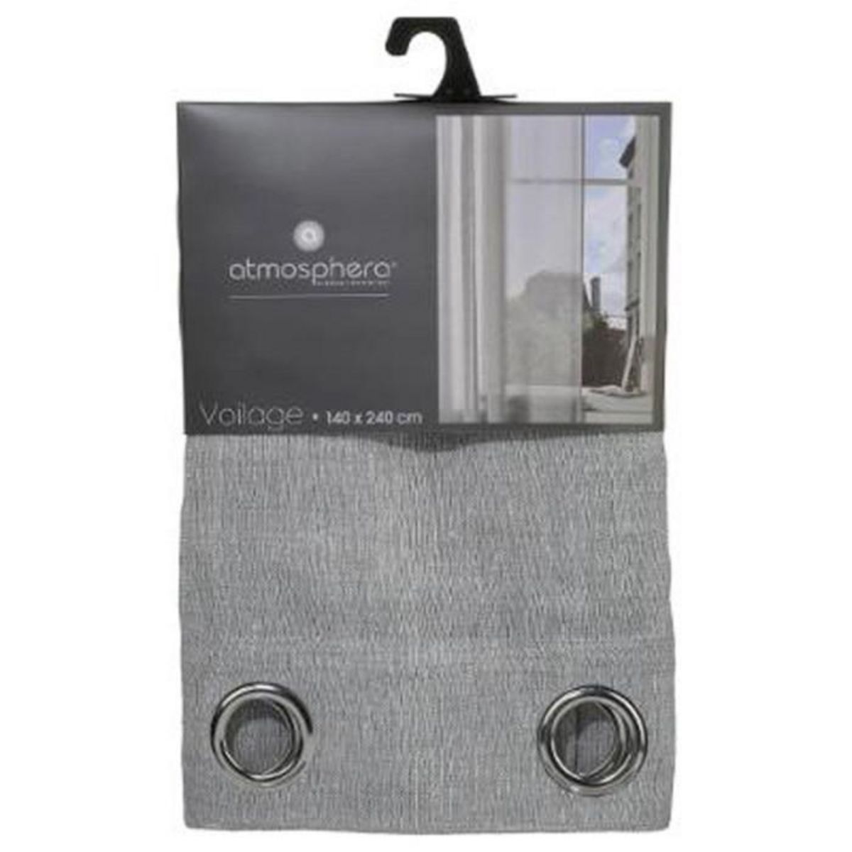 ATMOSPHERA Rideau Voilage  Fred  140x240cm Gris