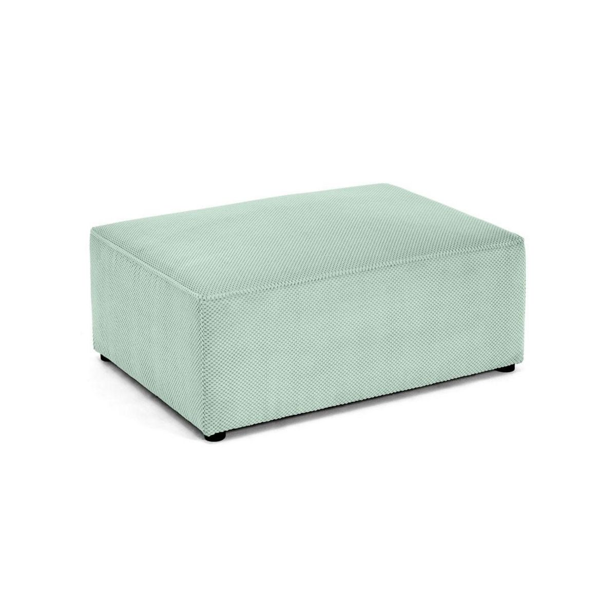 BEST MOBILIER Topaze - pouf - en velours texturé
