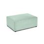 Voir la diapositive 2 : BEST MOBILIER Topaze - pouf - en velours texturé