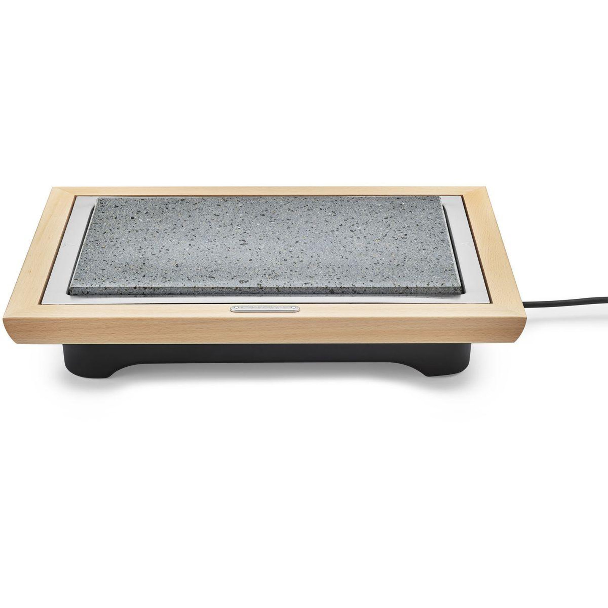 Voir la diapositive 3 : LAGRANGE Pierre à cuire Grill' Pierre® Deluxe bois clair à poser, 37.3x23.4 cm