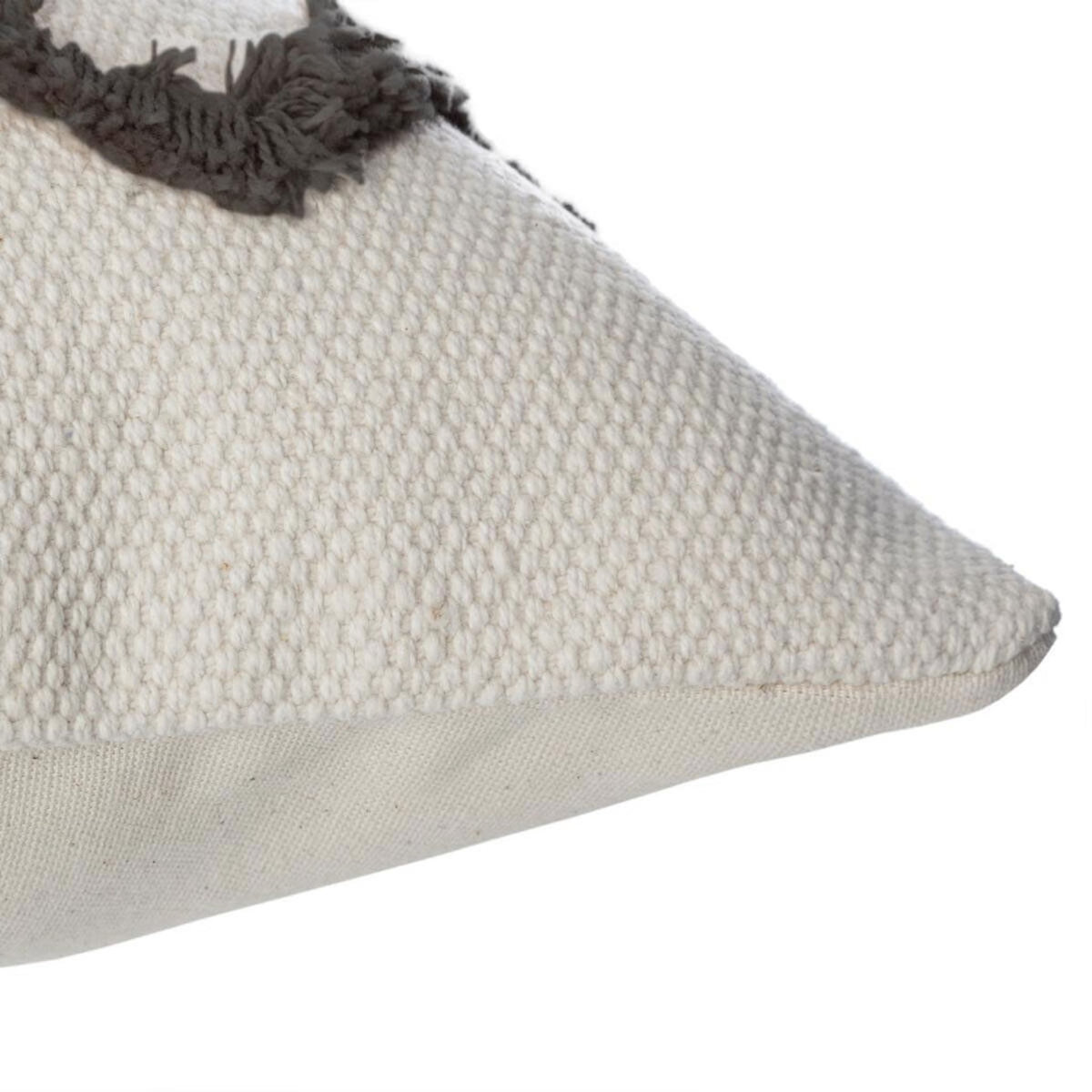 ATMOSPHERA Housse de Coussin Tuftée  Etnik II  40x40cm Gris