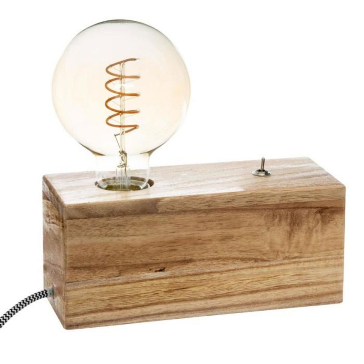 ATMOSPHERA Socle de Lampe à Poser  Tibu  20cm Naturel