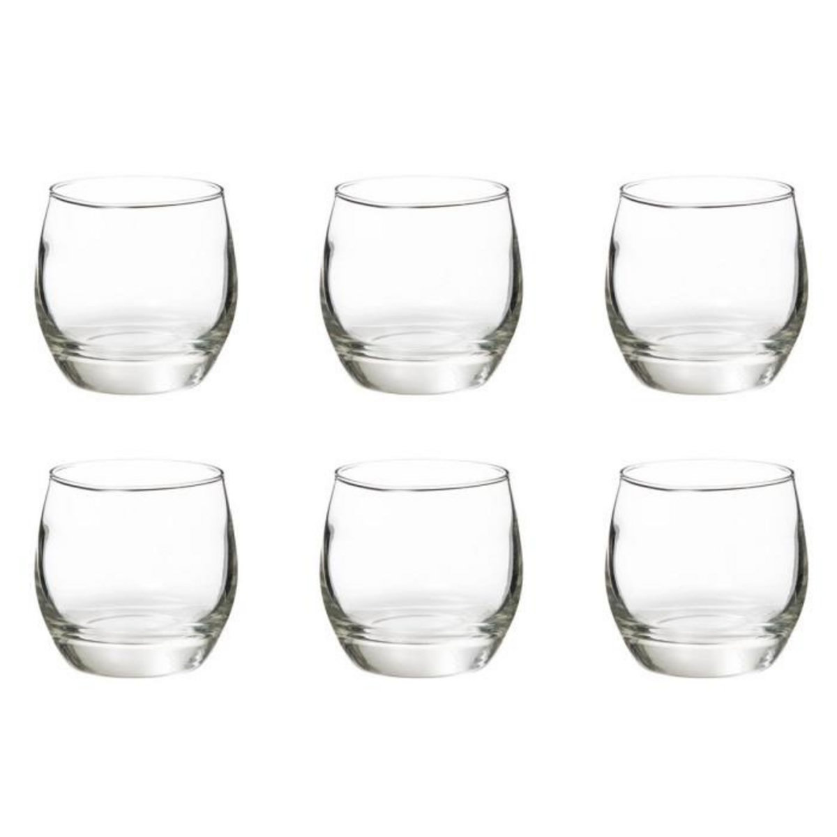 SECRET DE GOURMET Lot de 6 Verrines en Verre  Amira  15cl Transparent