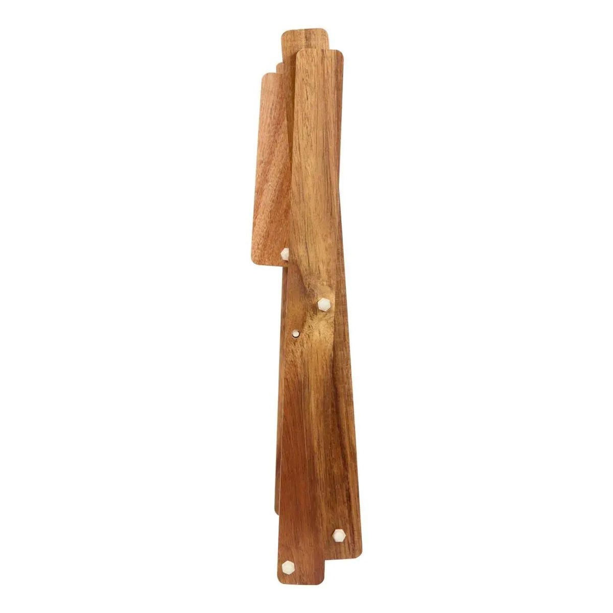 FIVE Égouttoir Pliant en Bois  Long  38cm Beige