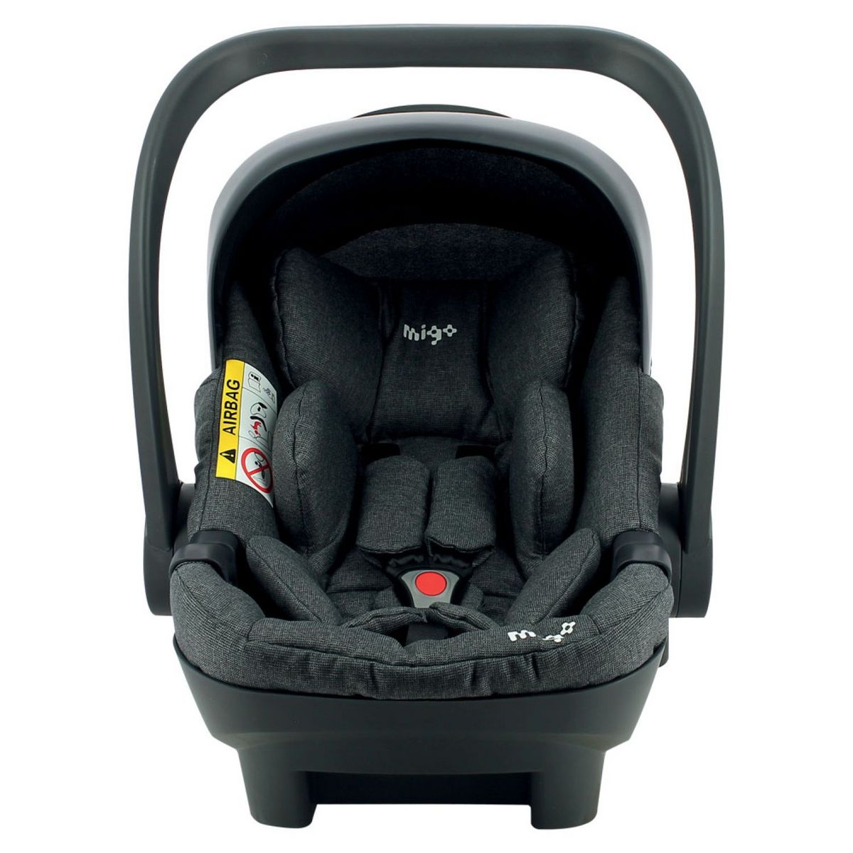 MIGO Siège auto OVO 40-80 cm R129 i-Size gris + Base isofix pour coque OVO