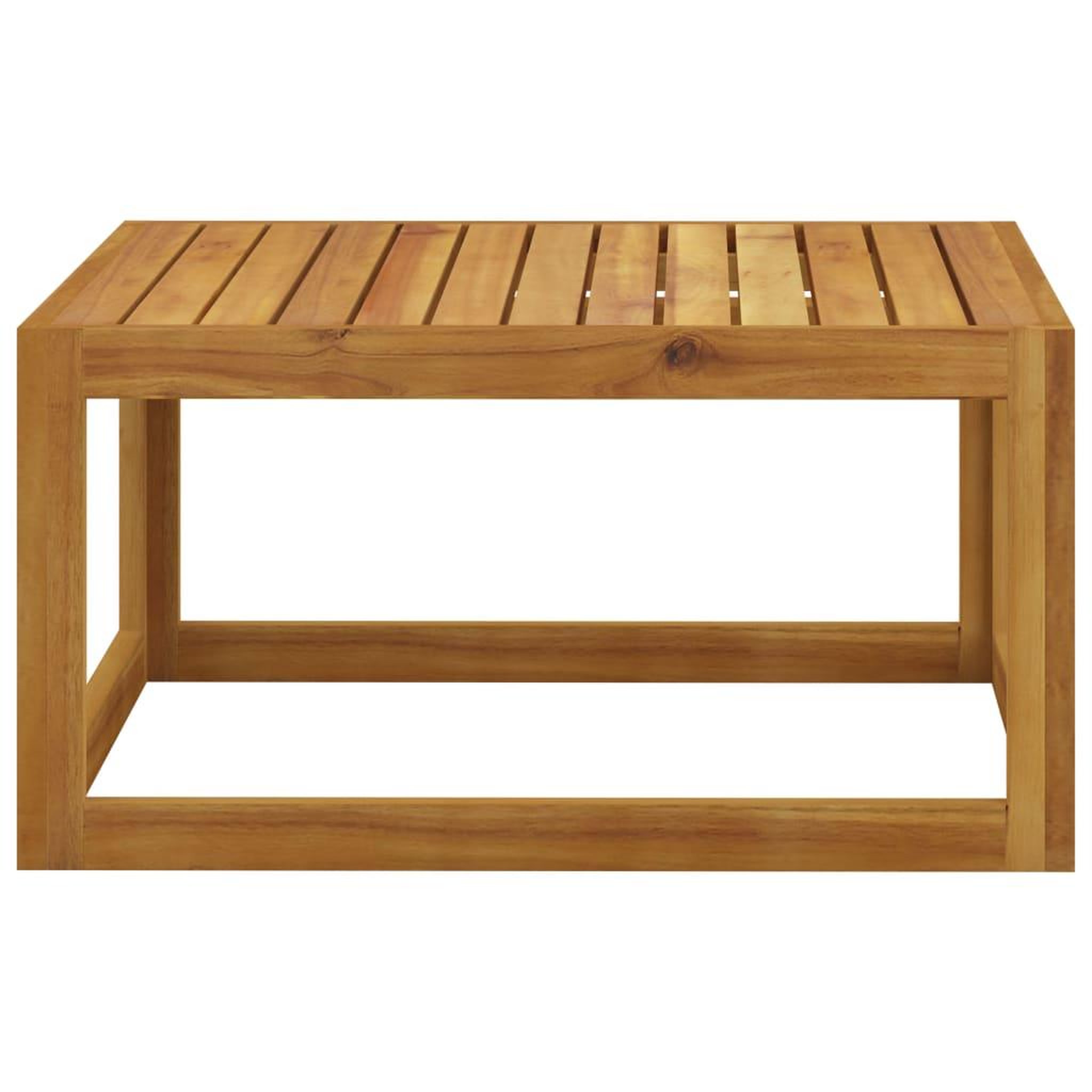 Voir la diapositive 3 : VIDAXL Table basse 68x68x29 cm Bois d'acacia solide
