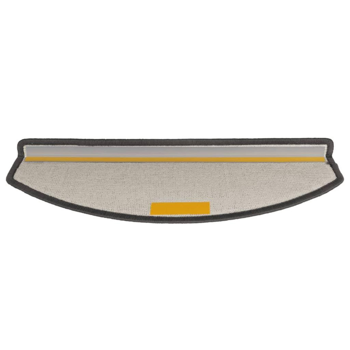 VIDAXL Tapis d'escalier 15 pcs Gris fonce 65 x 24 x 4 cm