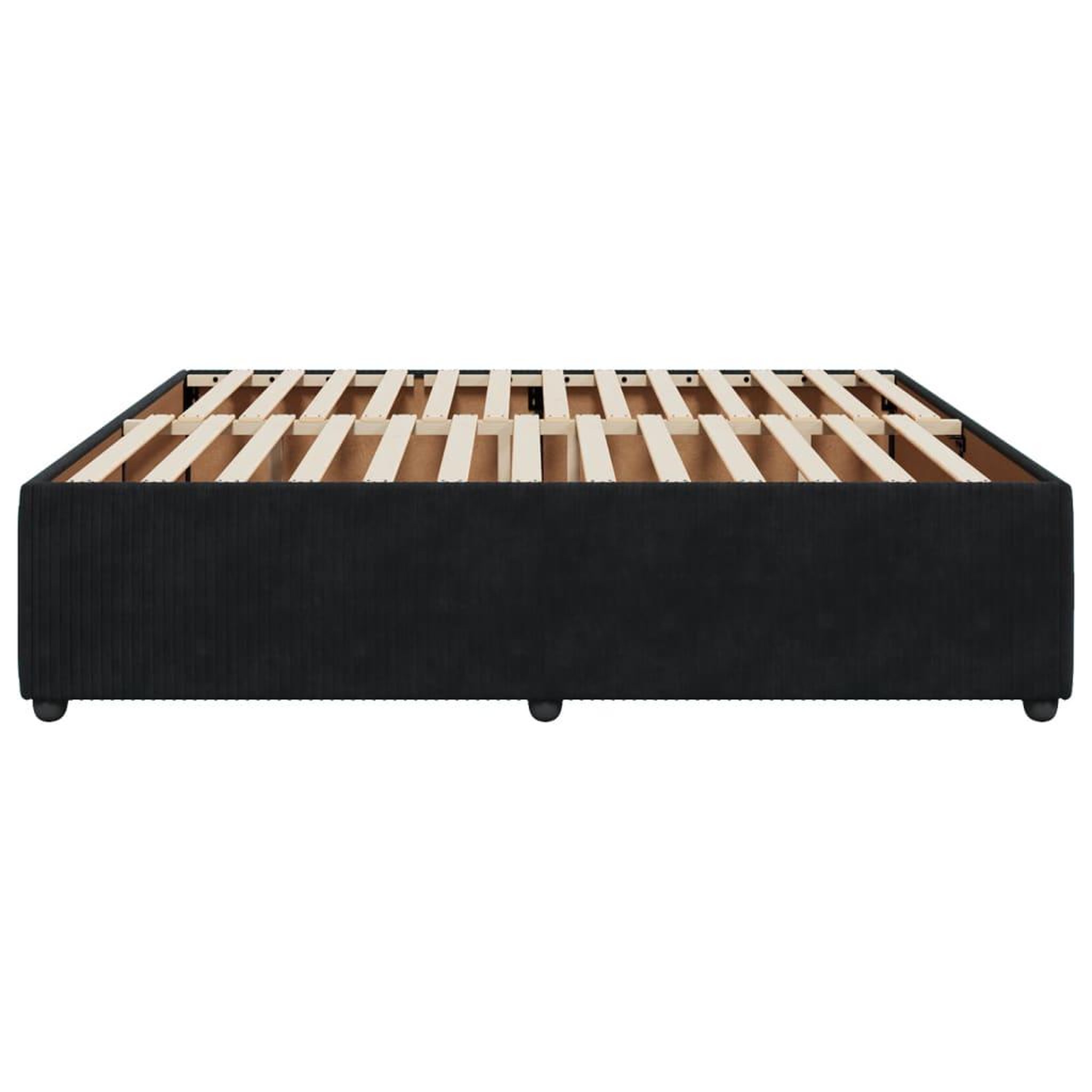 Voir la diapositive 5 : VIDAXL Cadre de lit sans matelas noir 180x200 cm velours