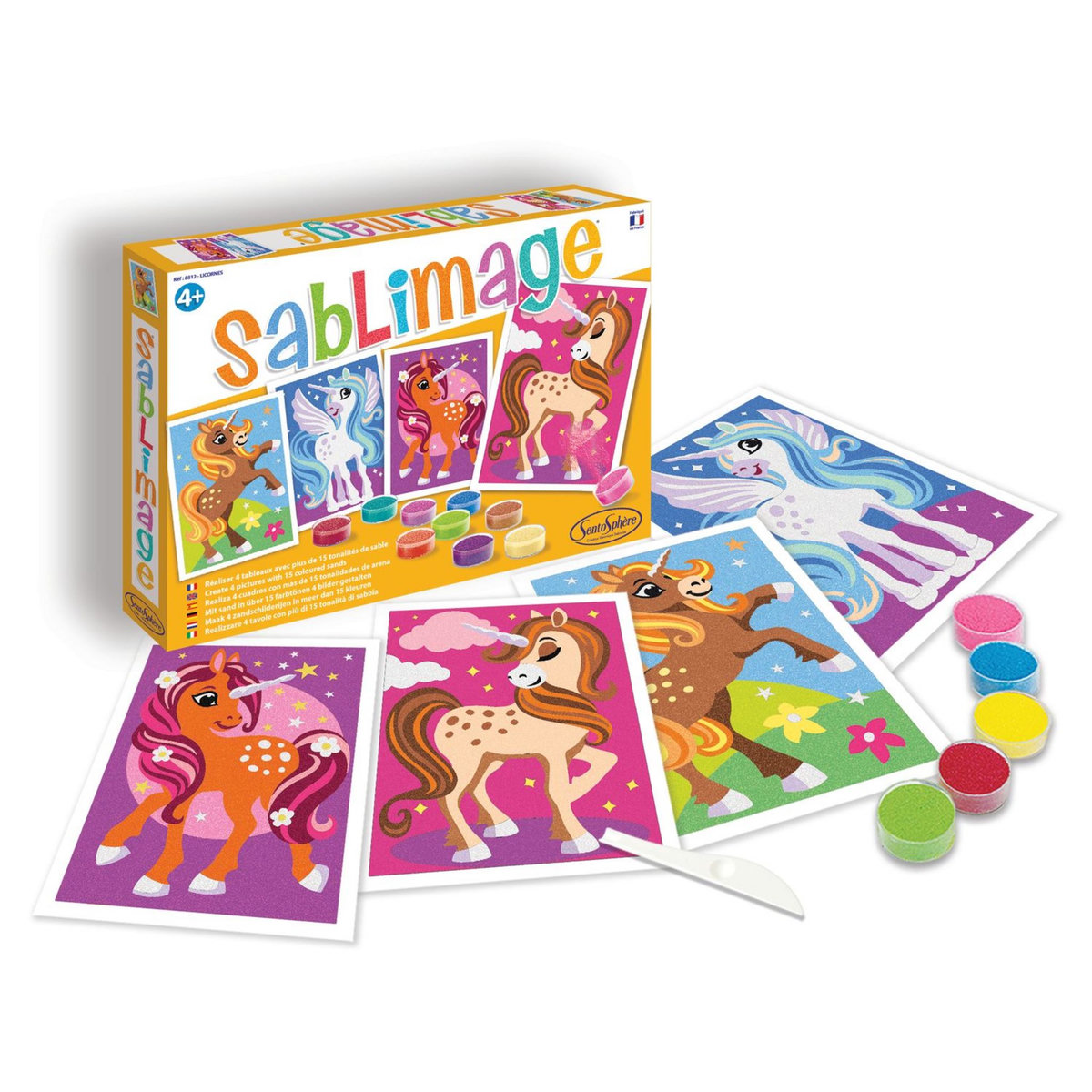 Sentosphère Sablimage licornes