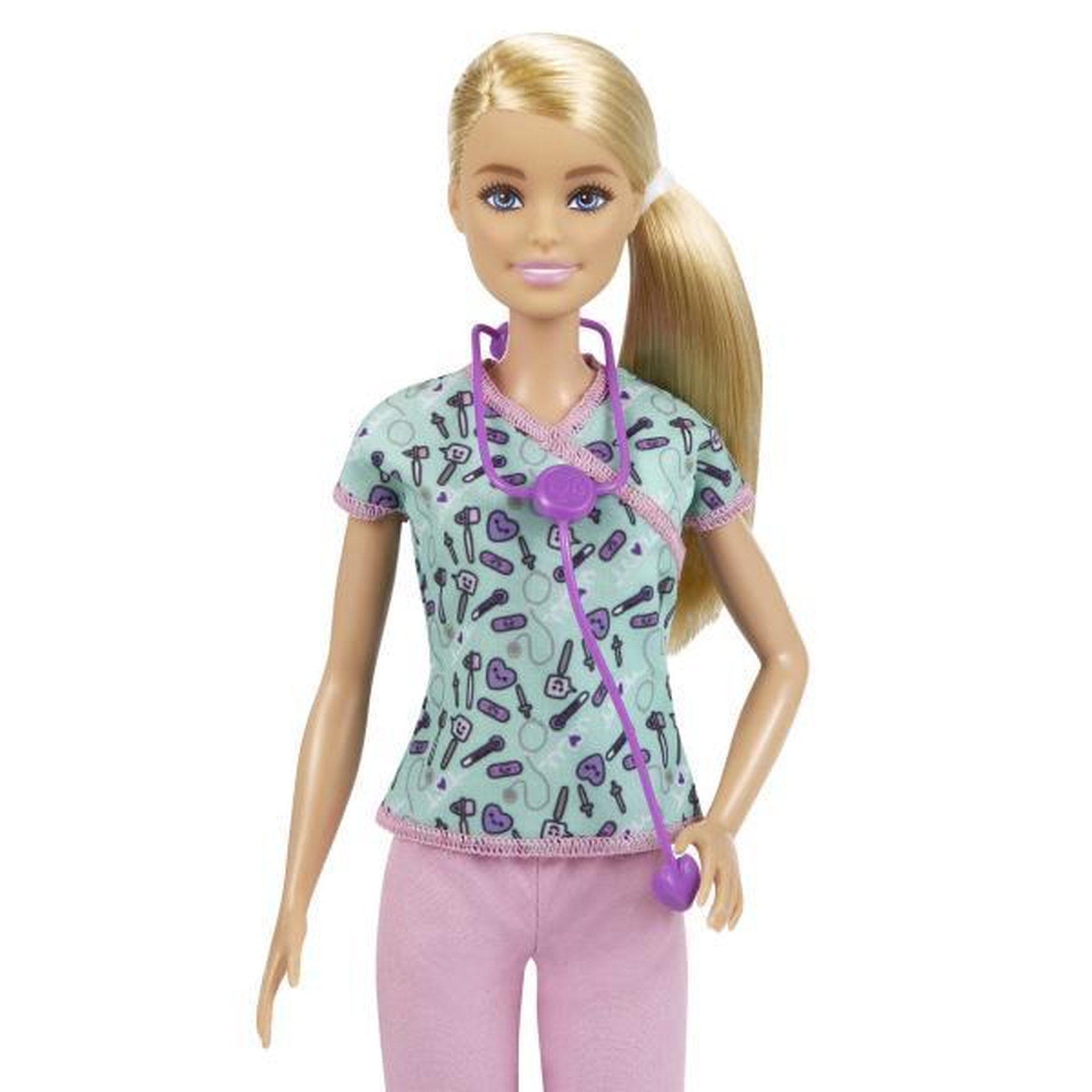 Voir la diapositive 4 : BARBIE Barbie - Barbie infirmiere - Poupée Mannequin - Des 3 ans GTW39