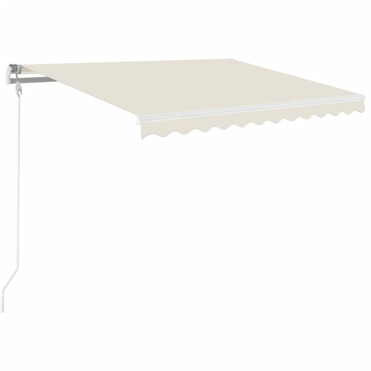 VIDAXL Auvent manuel retractable 350x250 cm Creme