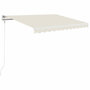 Voir la diapositive 2 : VIDAXL Auvent manuel retractable 350x250 cm Creme