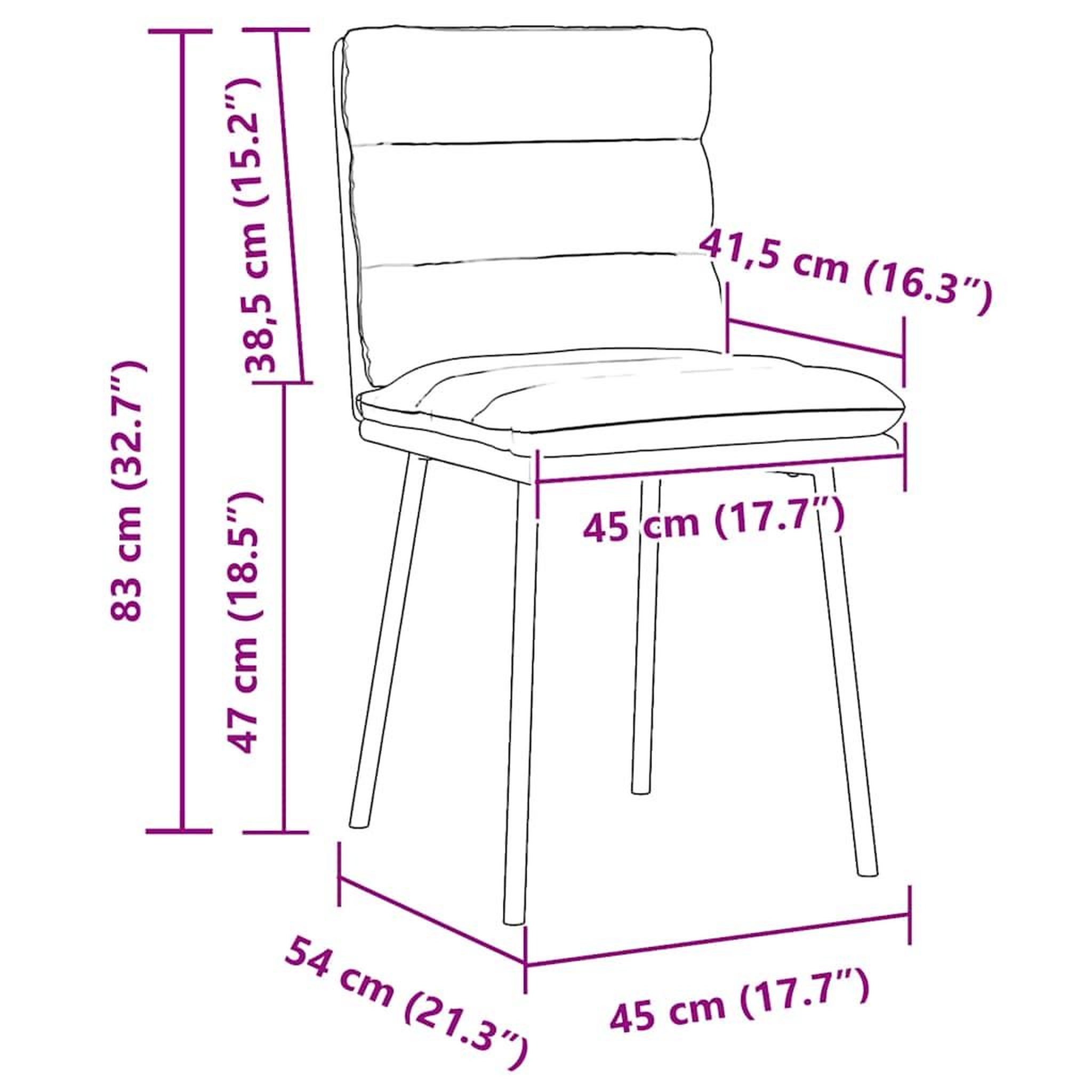 Voir la diapositive 6 : VIDAXL Chaises a manger lot de 6 gris clair velours
