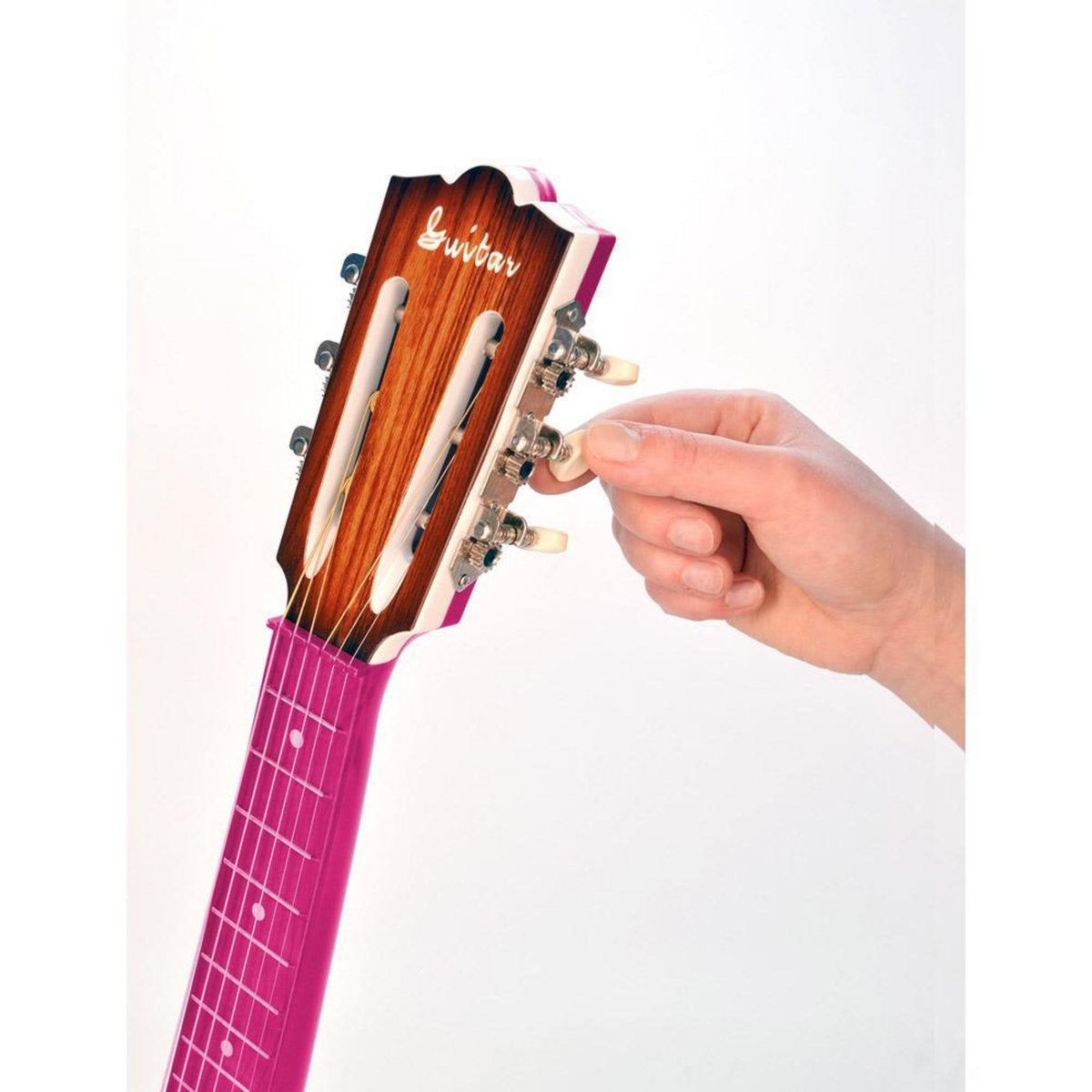 Bontempi Guitare plastique rose 70 cm