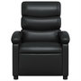 Voir la diapositive 5 : VIDAXL Fauteuil de massage inclinable Noir Similicuir