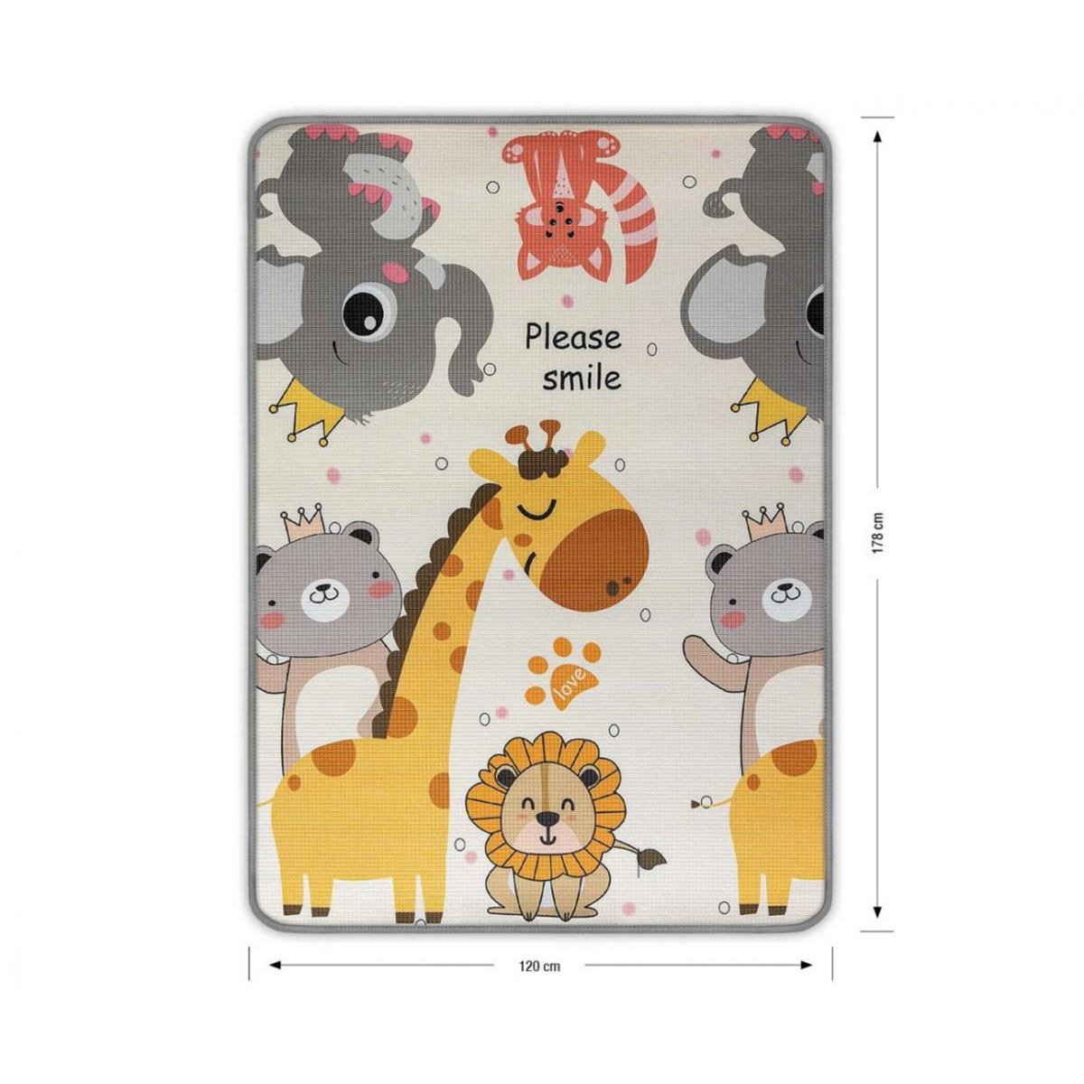 MILLY MALLY Tapis de Jeu en Mousse Kinder Mer et Afrique - Confort et Sécurité pour Bébé