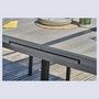 Voir la diapositive 4 : Table de jardin rectangulaire - 8/10 places - Aluminium et plateau céramique - Anthracite - OLHOS
