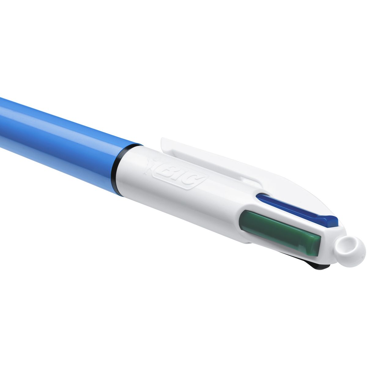 BIC Stylos-bille rétractables pointe moyenne bleu/noir/rouge/vert 4 COULEURS ANNIVERSAIRE (lot de 3)