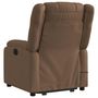 Voir la diapositive 5 : VIDAXL Fauteuil inclinable de massage electrique Marron Tissu