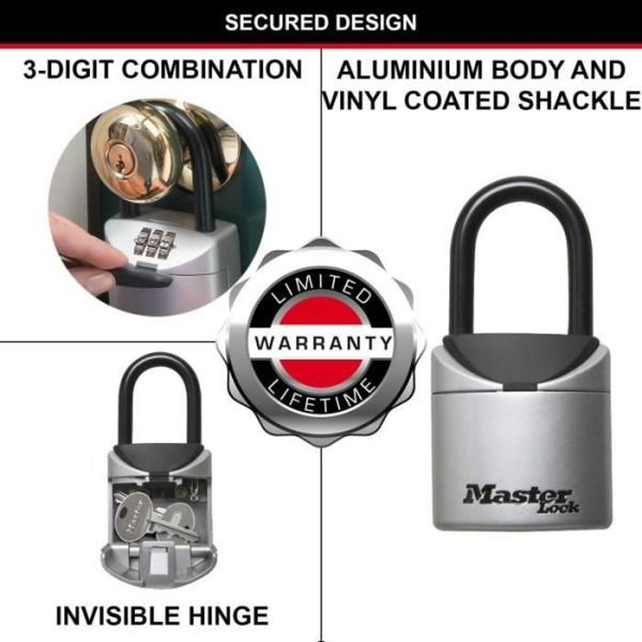 Master lock Boîte a clé sécurisée format xs avec anse - master lock 5406eurd
