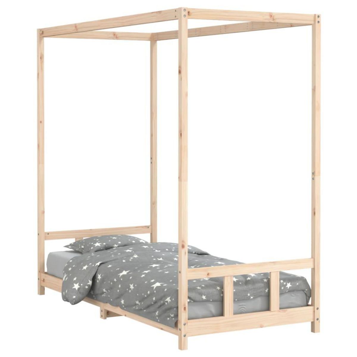 VIDAXL Cadre de lit pour enfants 90x200 cm bois de pin massif