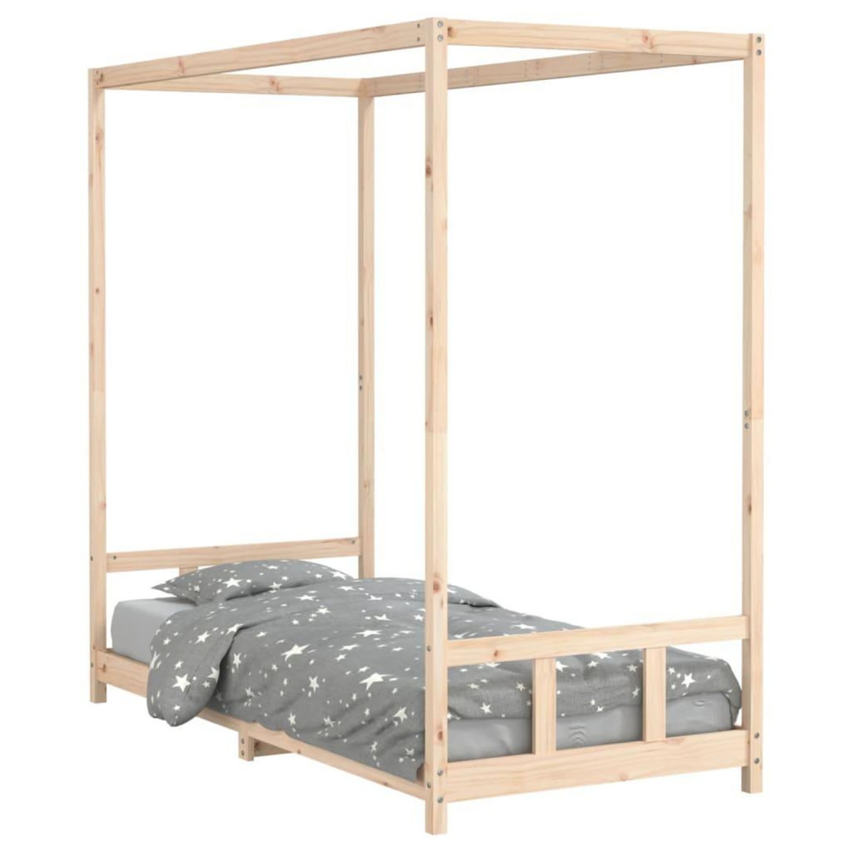 VIDAXL Cadre de lit pour enfants 90x200 cm bois de pin massif