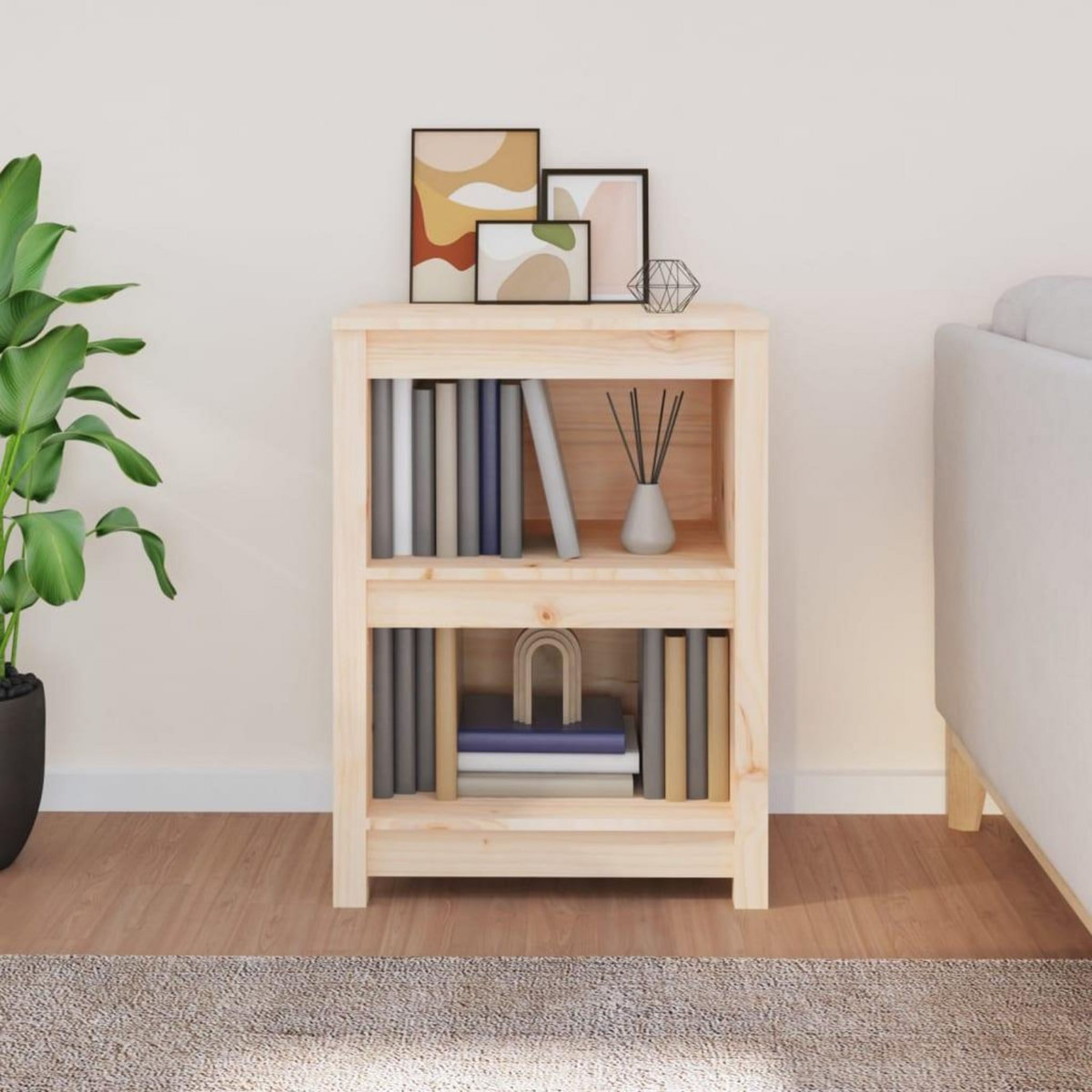 VIDAXL Bibliotheque 50x35x68 cm Bois de pin massif