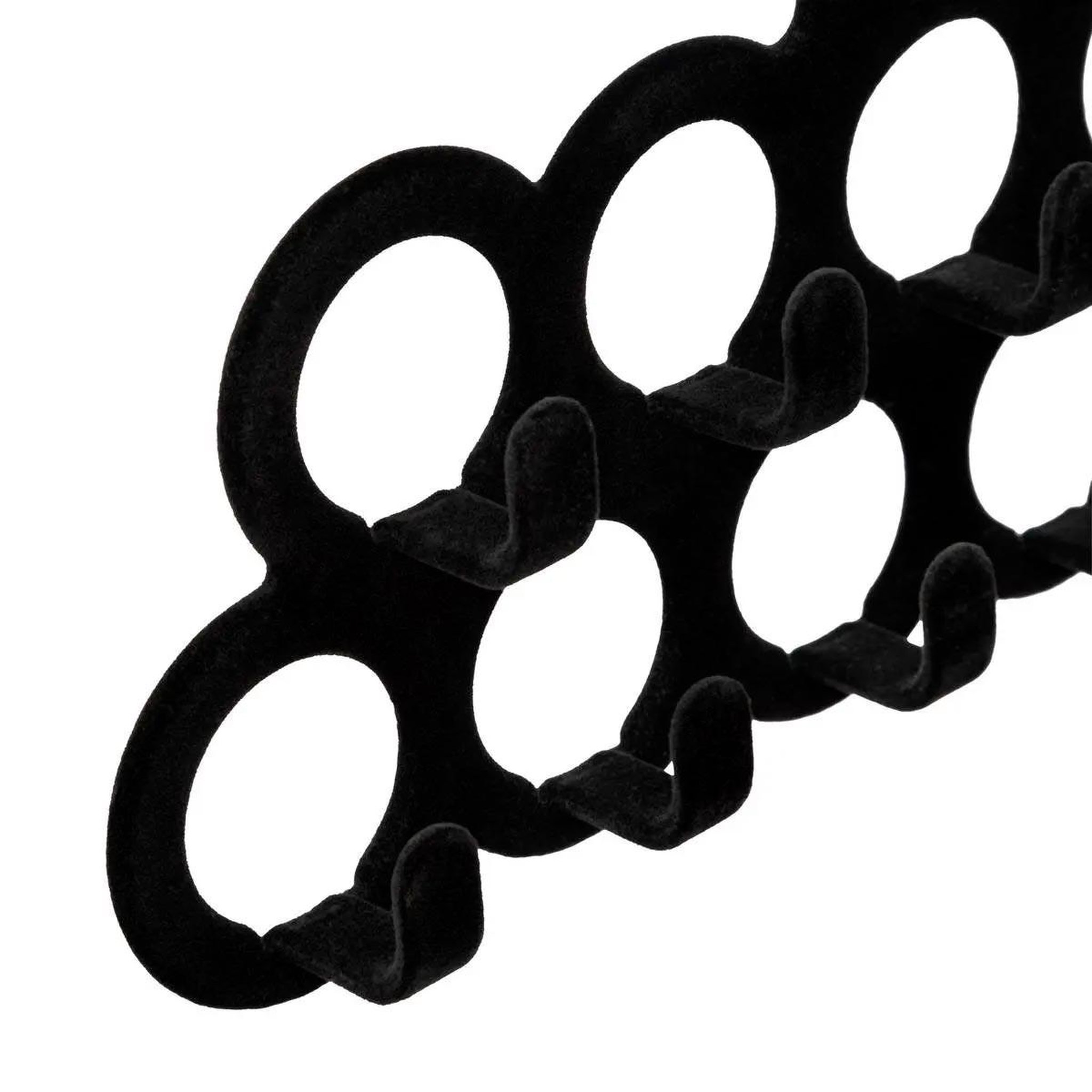 Voir la diapositive 3 : FIVE Cintre en feutrine  ceintures  30cm noir