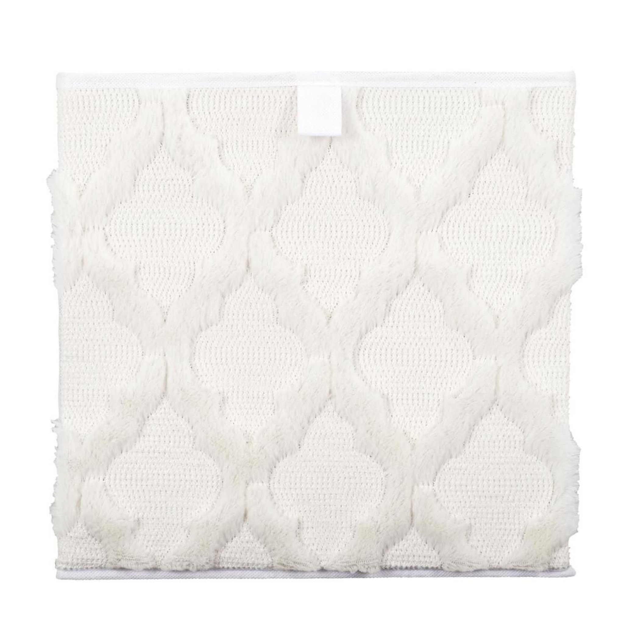 Voir la diapositive 2 : The Home Deco Factory Boîte de rangement pliable  tufté  30x30cm beige