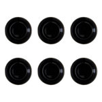 Paris Prix Lot de 6 Bols en Céramique  Lounge  14cm Noir