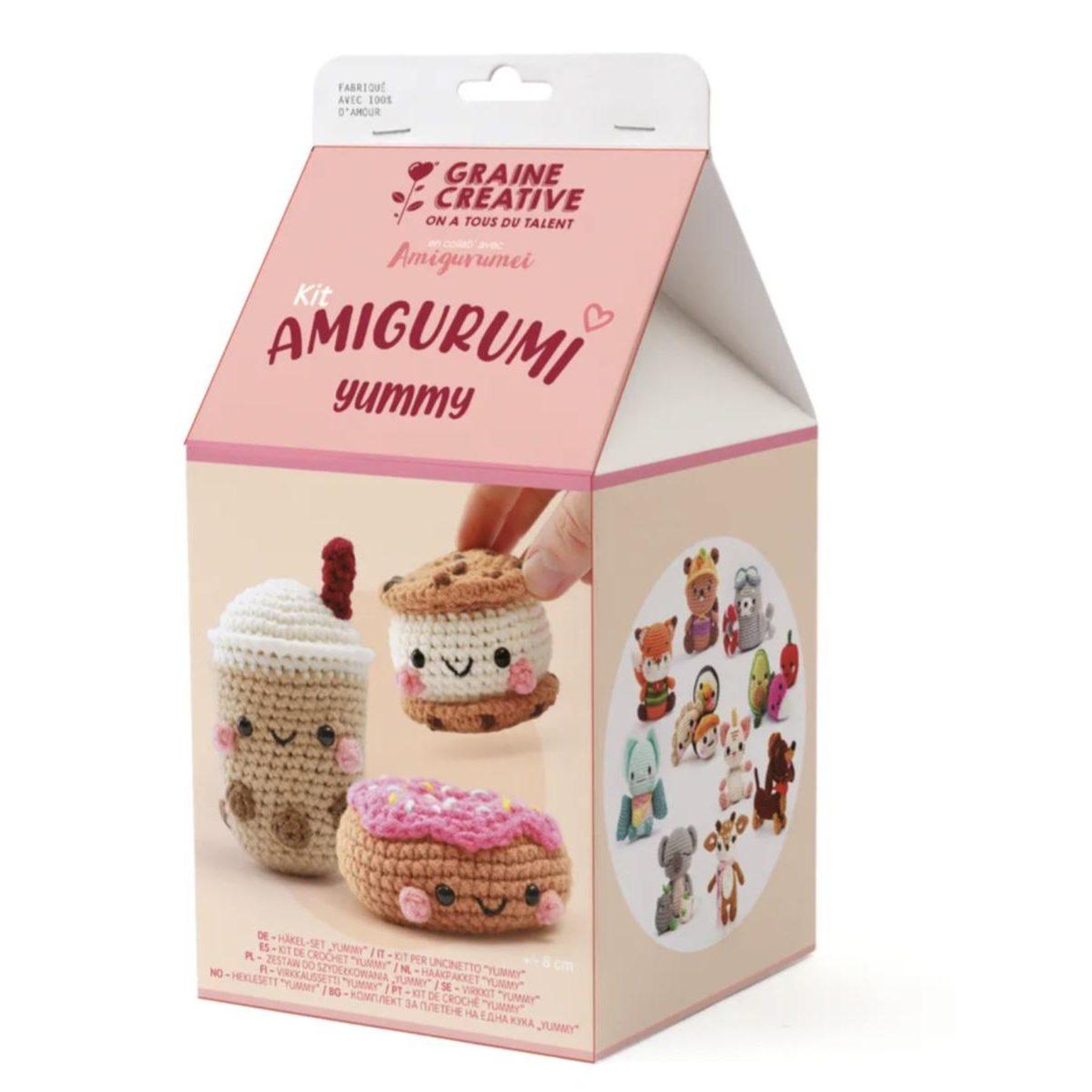 GRAINE CRÉATIVE Kit corchet amigurumi - yummy