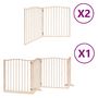 Voir la diapositive 2 : VIDAXL Barriere pour chien porte pliable 8 panneaux bois de peuplier