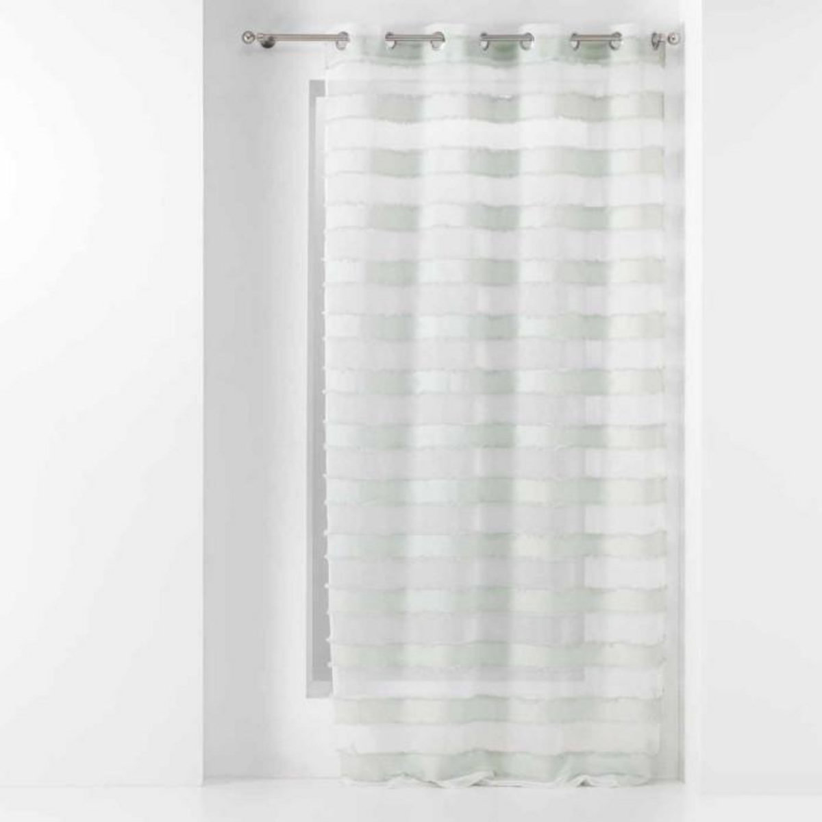 Paris Prix Rideau Voilage à Œillets  Lalina  140x260cm Menthe