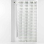 Paris Prix Rideau Voilage à Œillets  Lalina  140x260cm Menthe