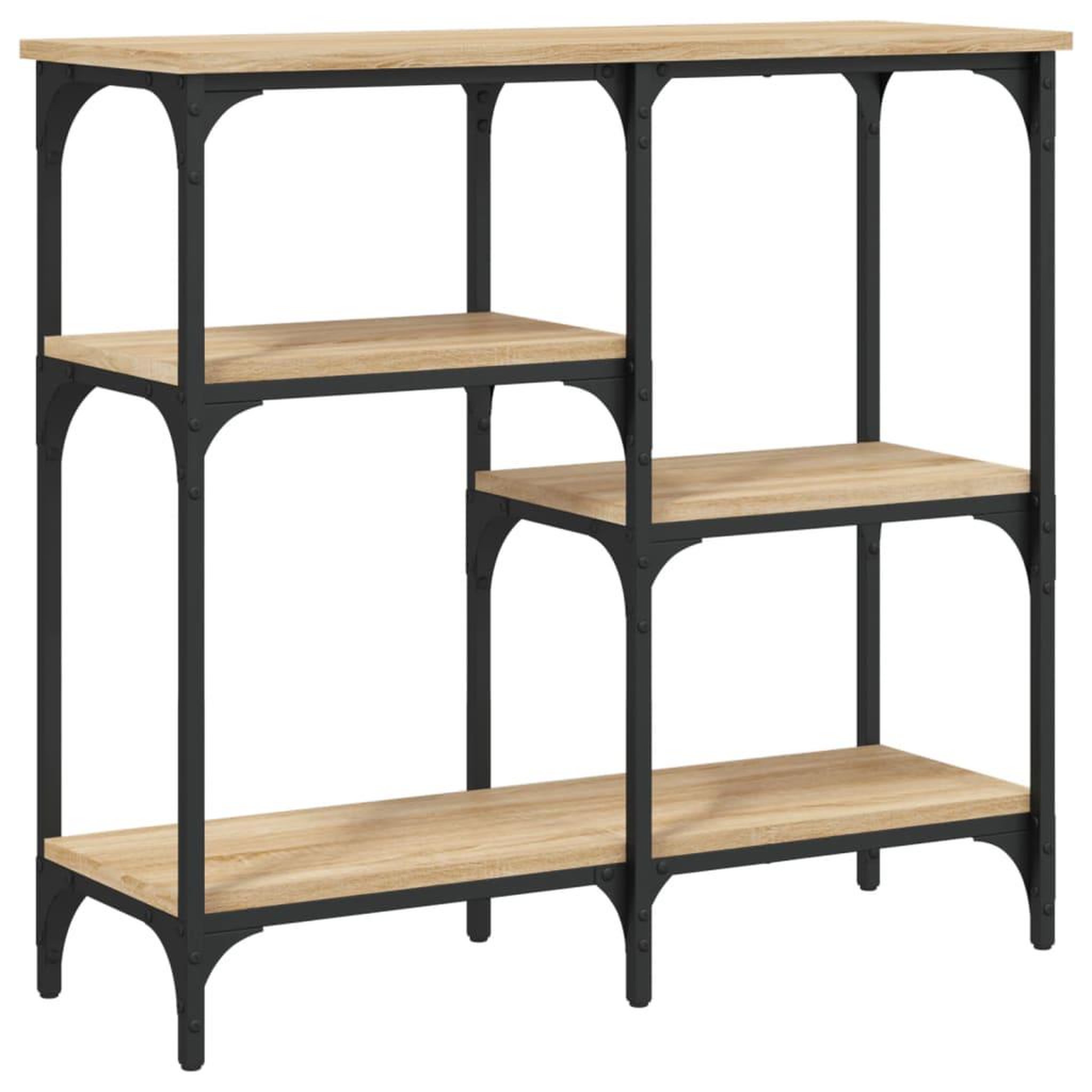 Voir la diapositive 2 : VIDAXL Table console chene sonoma 80x29x75 cm bois d'ingenierie