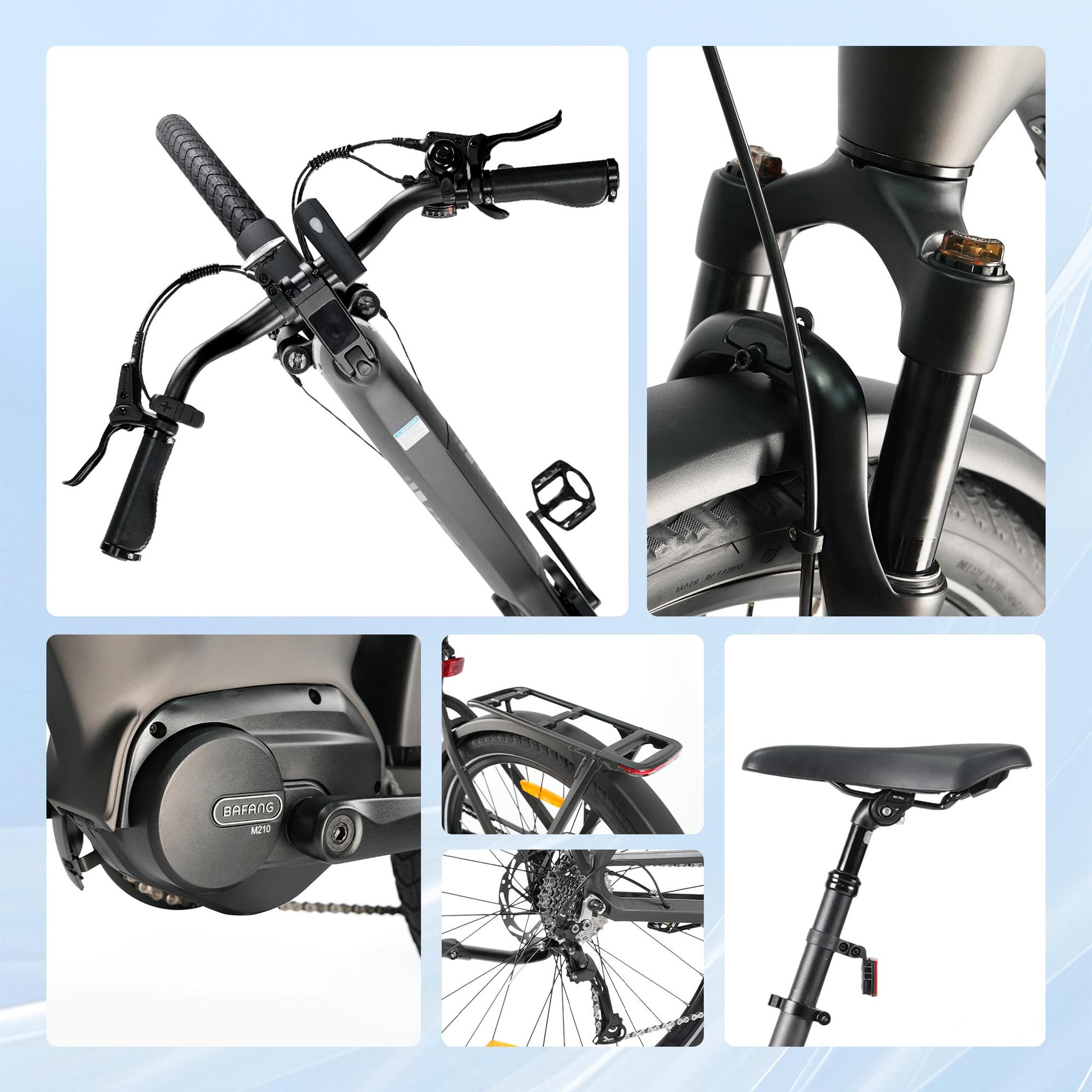 Voir la diapositive 2 : TTGO Vélo électrique TTGO Z5, moteur central 250 W