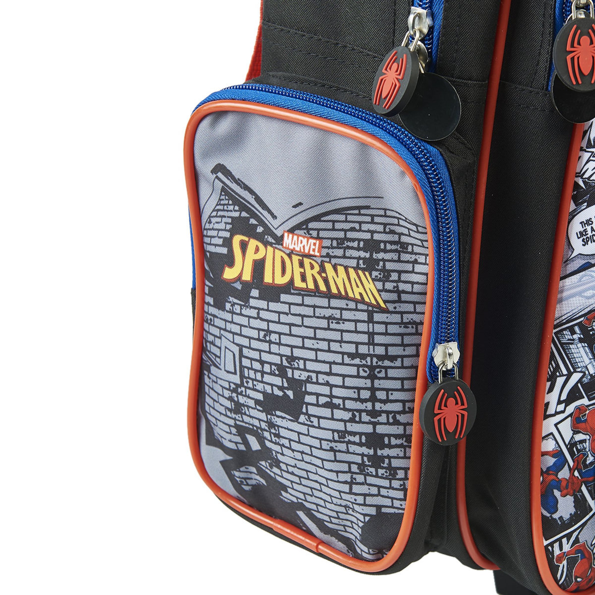 MARVEL Sac à dos à roulettes rouge et bleu SPIDERMAN