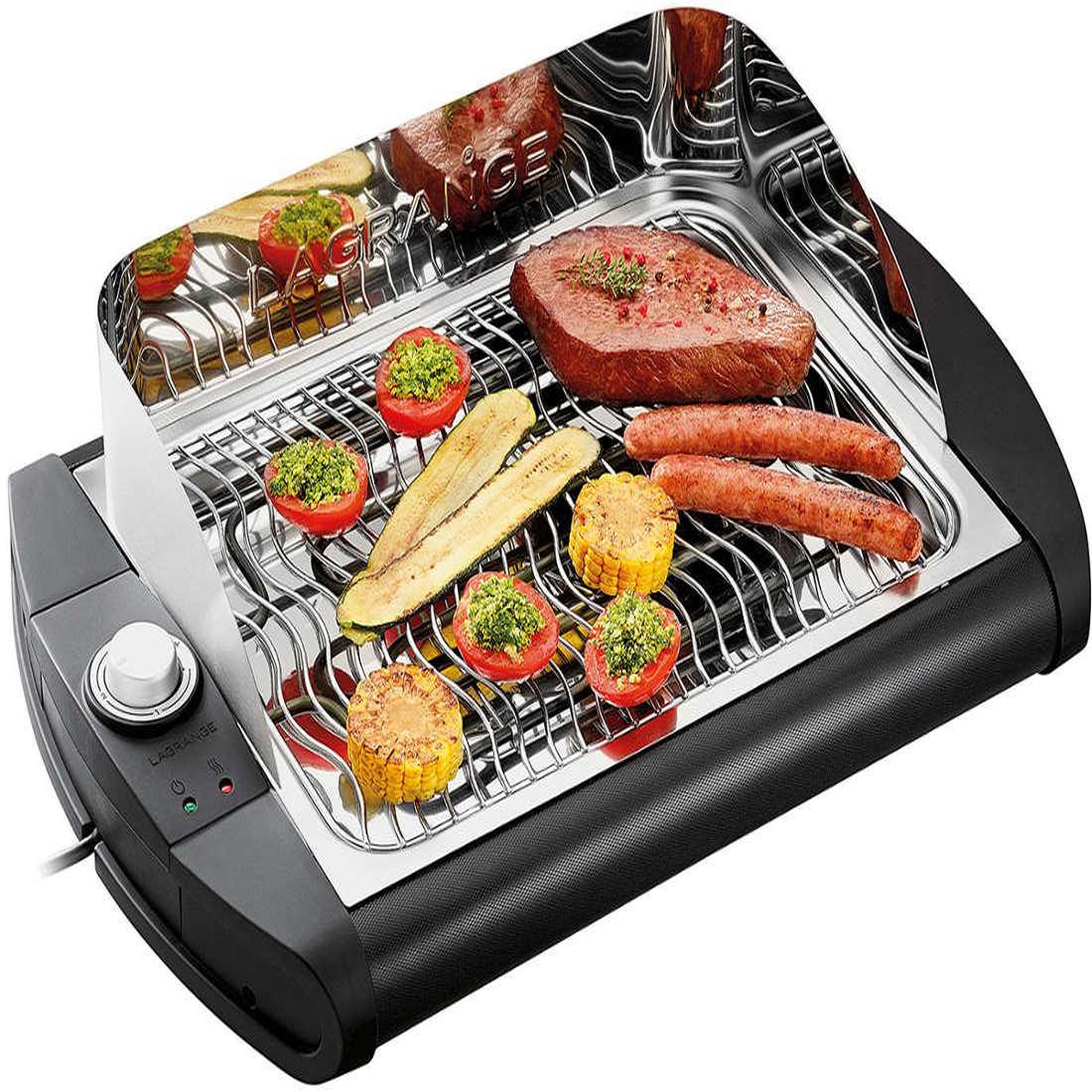 Voir la diapositive 2 : LAGRANGE Barbecue électrique posable 2300w - 319004