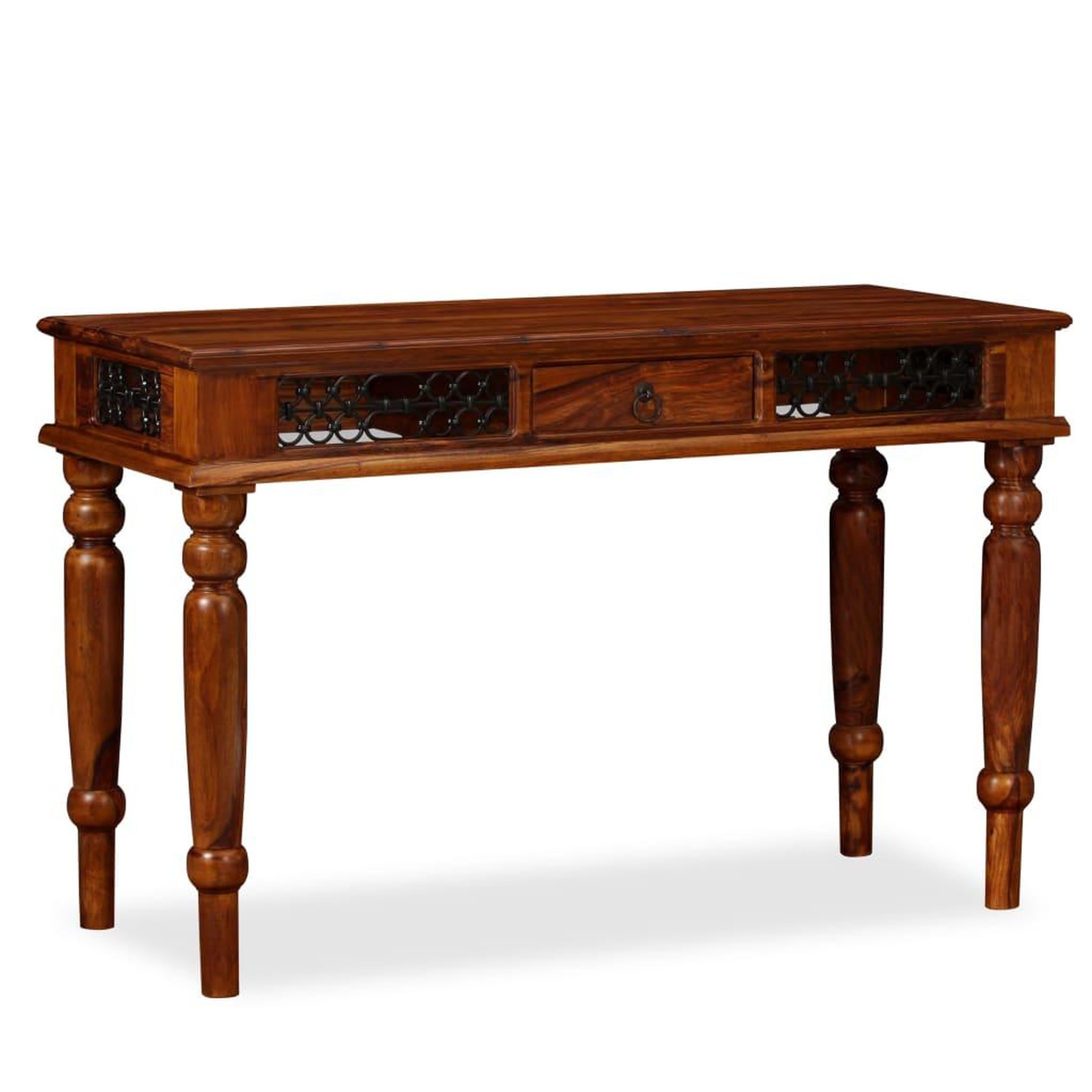 Voir la diapositive 1 : VIDAXL Table d'ecriture Bois massif de Sesham 120 x 50 x 76 cm